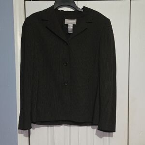 Liz Claiborne Textured Black Blazer